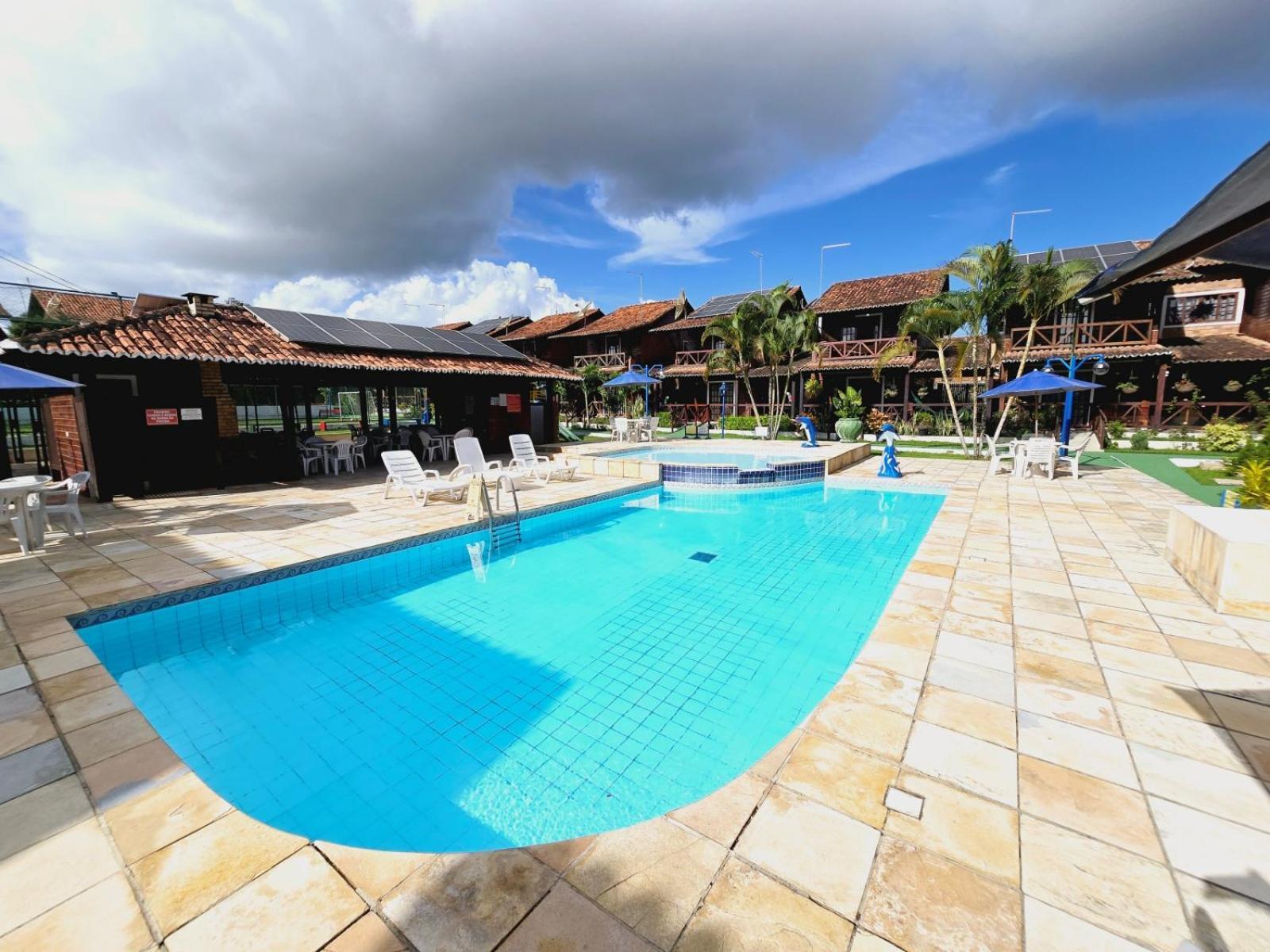 גרבאטה Chale Aconchegante Com Vista Para Piscina מראה חיצוני תמונה